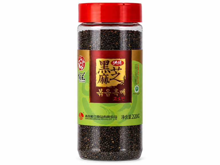 BO LAN  Pražený černý sezam 220 g