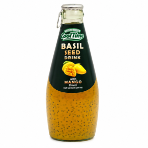 COOLTIME Nápoj s bazalkovými semínky s příchutí manga 290 ml